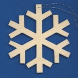 Baumbehang Schneeflocke 8 cm